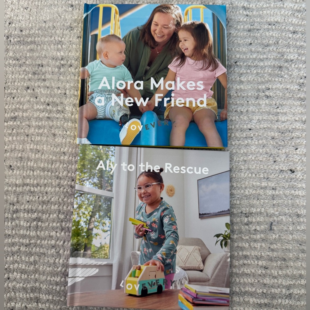Lovevery Storybook Set - Alora Makes a New Friend & Aly to the Rescue